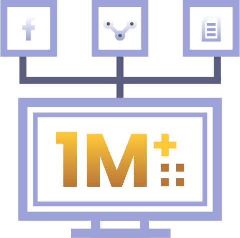 Illustration for over 1M+ sources